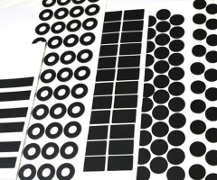 VITON氟橡胶丁腈NBR三元乙丙EPDM全氟醚橡胶平垫片垫圈方形可定制