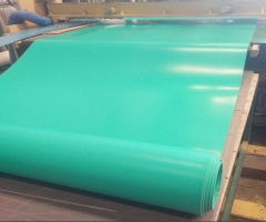 pvc软板绿色pvc塑料软板软胶板酸碱池内衬脱硫池电镀池铺车间地面