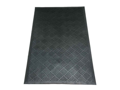 “Dura-Scraper 方格”橡胶门垫